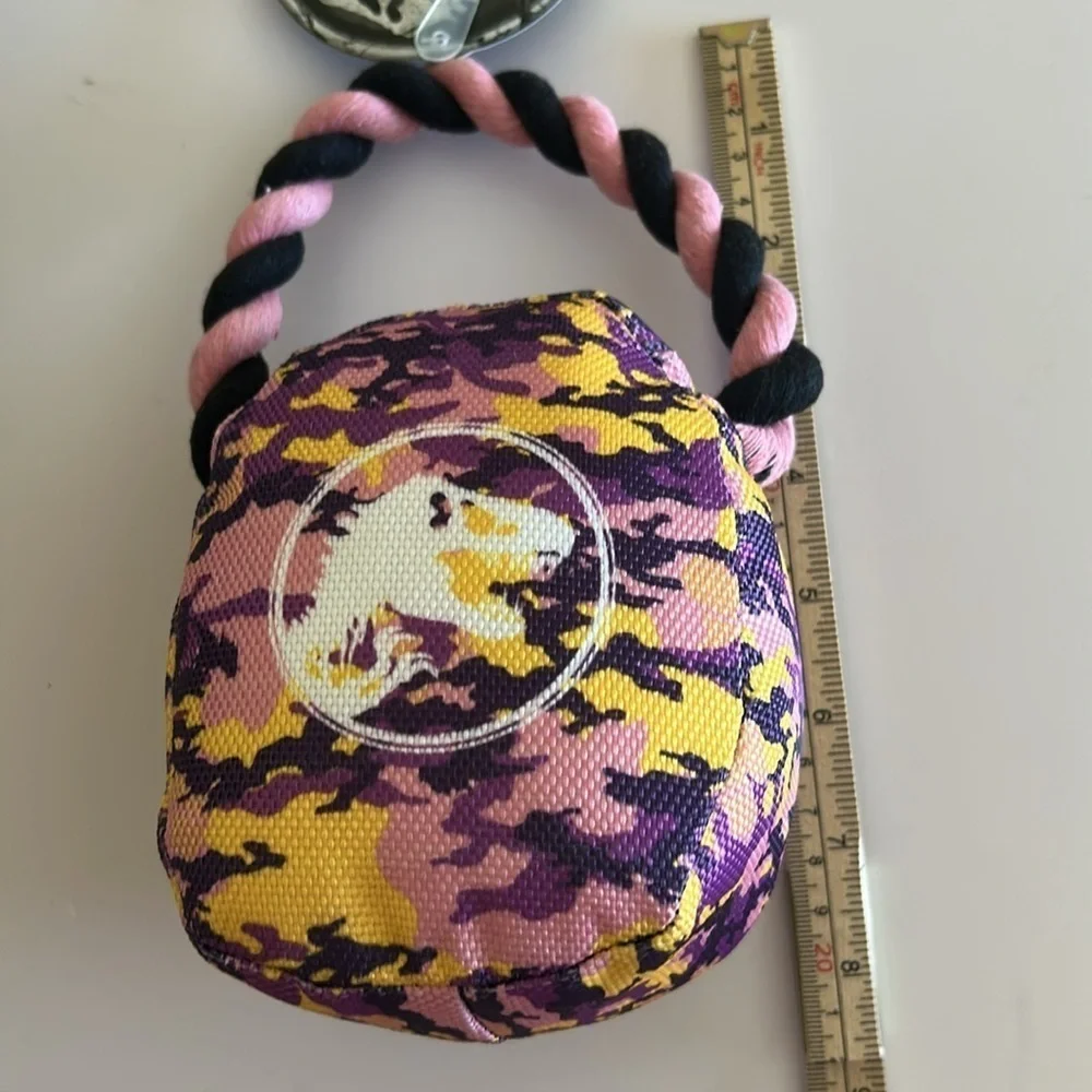 Jurassic World Purple Camo Dog Pull Toy - NEW WITH TAGS